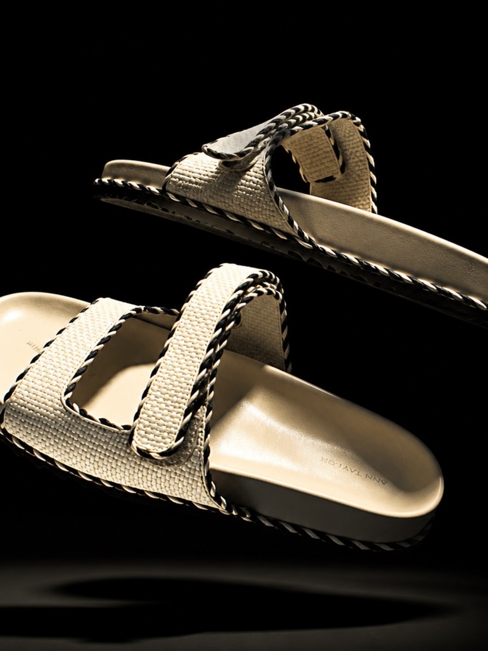 Ann Taylor Weekend straw sport sandals. NWOT